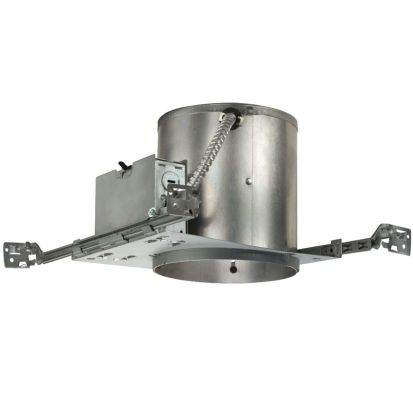 Acuity Brands JUNO® Air-Loc® IC23 W Economy Universal Recessed Lighting Housing, Incandescent Lamp, IC Insulation, 120 VAC, 6-7/8 in Ceiling Opening, Aluminum Housing